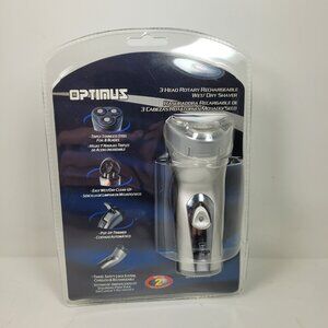 Optimus 50035S 3-Head Rotary Rechargeable Wet/Dry Shaver